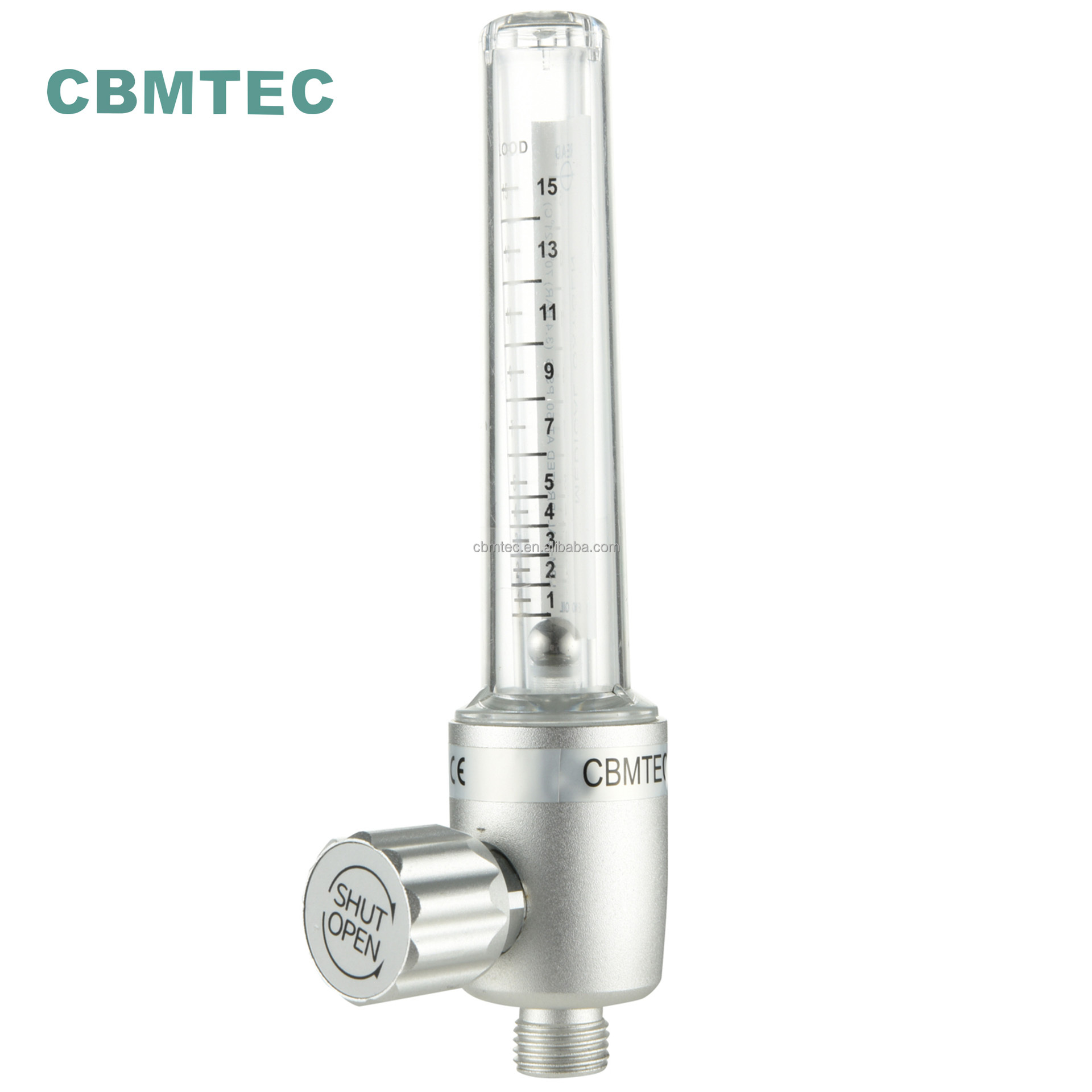 Float-type Oxygen Flowmeters Without Adapter